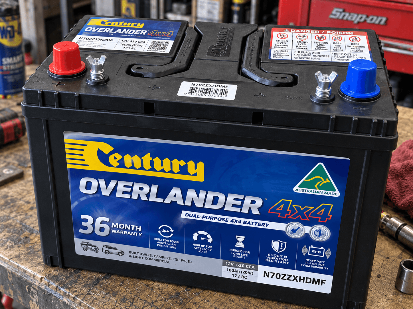 Overlander 4x4 N70ZZXHDMF Battery