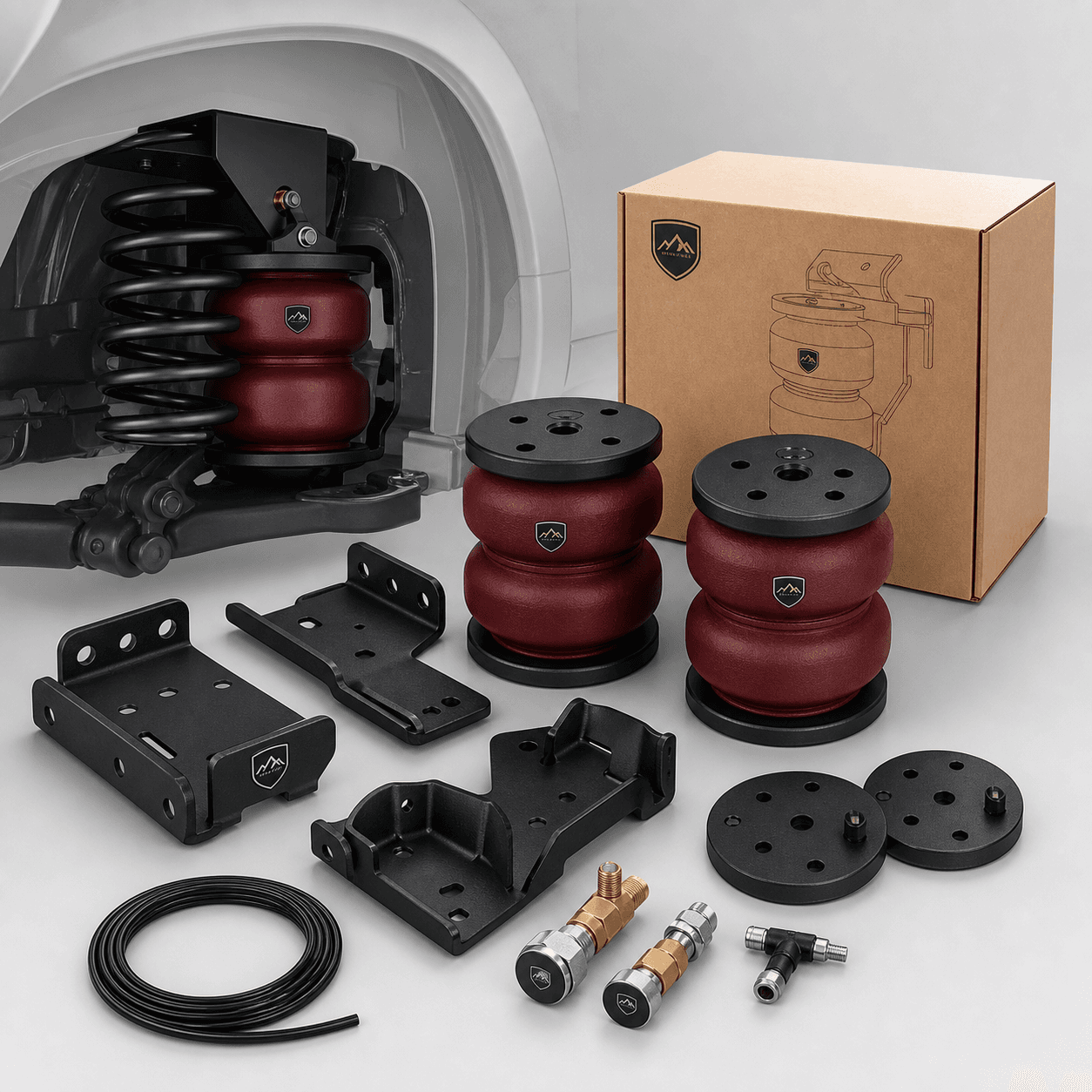 Airbag Man Heavy-Duty Air Suspension Helper Kit