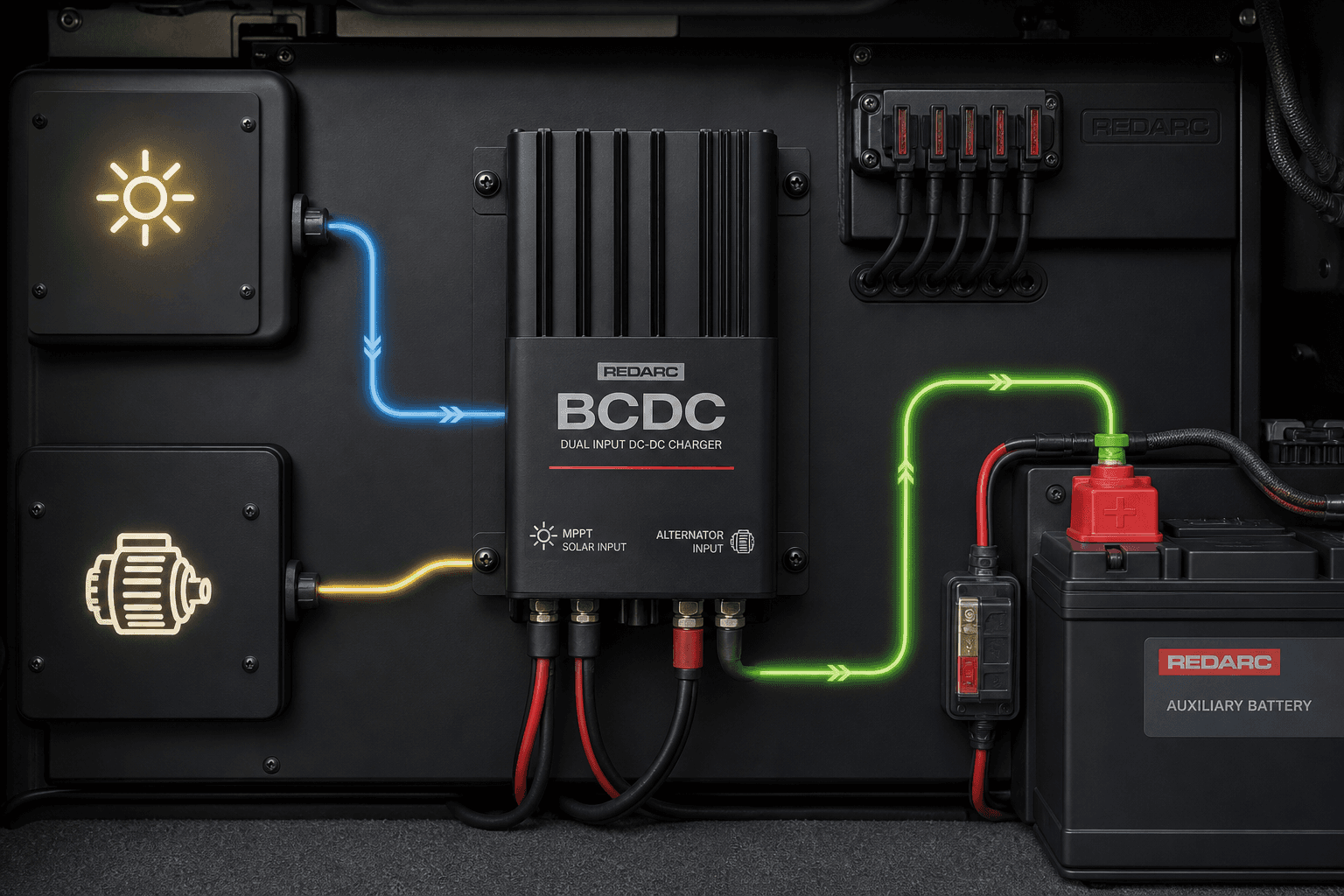 DC-DC Charger w/ MPPT Solar Input (BCDC/Manager series)