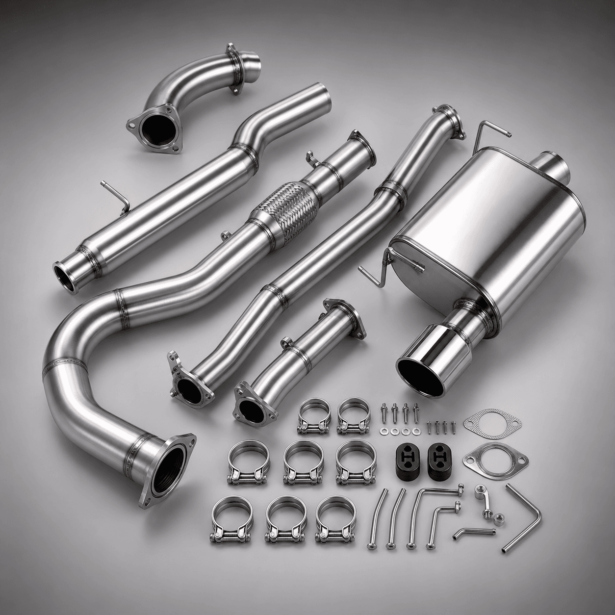 3.5-inch 304 Stainless Performance Exhaust
